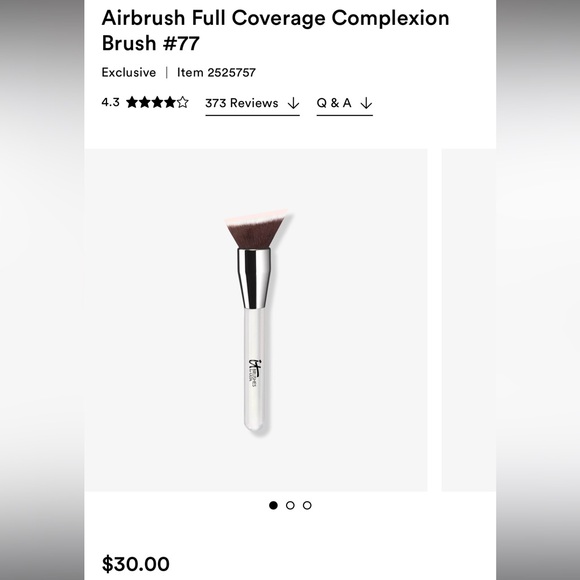 IT Cosmetics Airbrush Full Coverage Complexion Brush #77, Special Edition, NWT - Picture 1 of 7